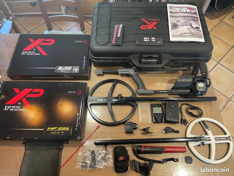 XP Deus 1 – Pack complet haut de gamme – WS5 + X35 28 cm + HF 22 cm + MI-6 – État neuf (image 3)