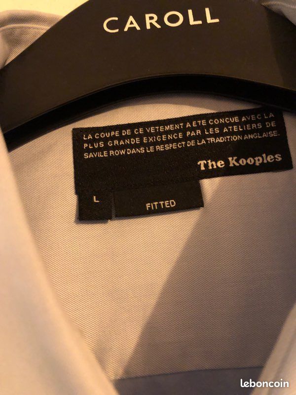 Chemise bleue the kooples en coton (image 9)