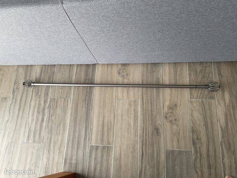 Tringle à rideaux extensible 1,20m/2m (image 1)