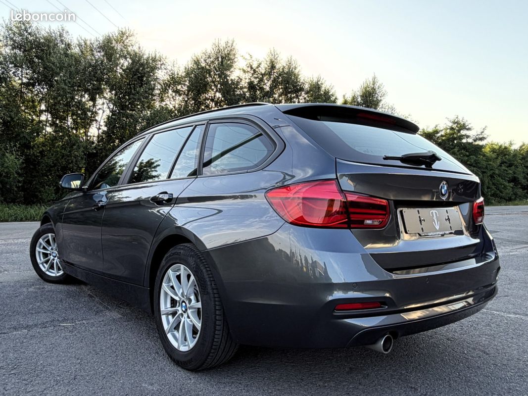 BMW SERIE 3 TOURING F31 LCI2 318d BVA8 PARFAIT ETAT/CUIR/CAMERA/FULL LED/NAVI PRO/HISTO BMW/GARANTIE (image 5)