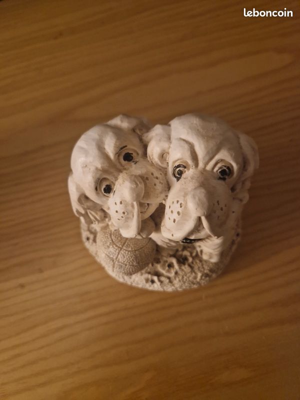 Sculpture en plâtre couple de chiens (cookers)cooker (image 8)