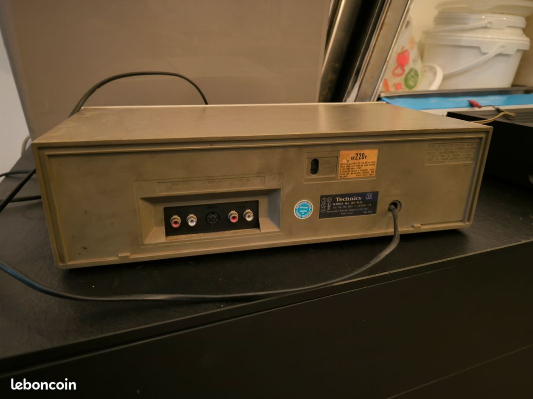 Lecteur Cassette Technics RS-M13 - Vintage Argenté - Fonctionne Bien