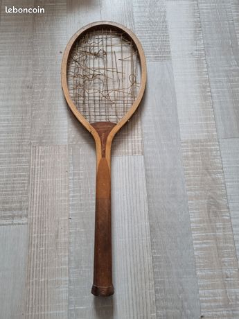 Ancienne Raquette De Tennis WILLIAMS & Co Paris – Modèle Serva, état D'origine