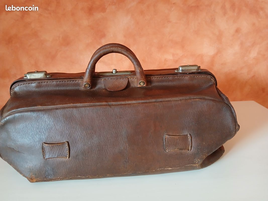 Sac de voyage en cuir Diligence KATANA noir
