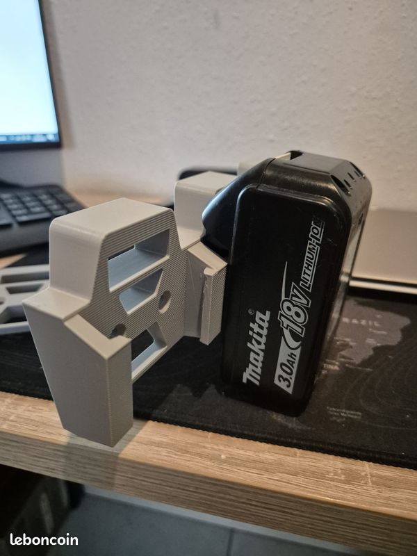 Fichier STL Makita support mural pour 2 batteries 🧰 ·Design pour imprimante 3D à télécharger·Cults Fichier STL Makita support mural pour 2 batteries 🧰 ·Design pour imprimante 3D à télécharger·Cults