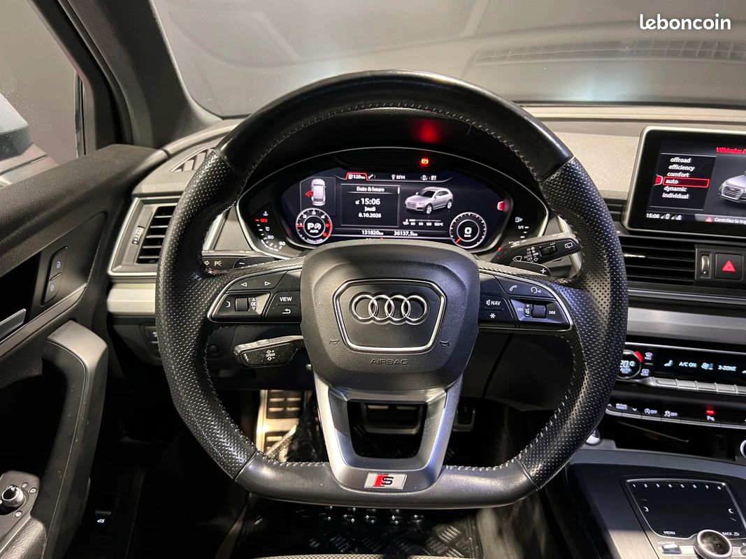 Audi q5 2.0 tdi 190 ch quattro s-line / camera / hayon elec / keyless go / carplay (image 14)