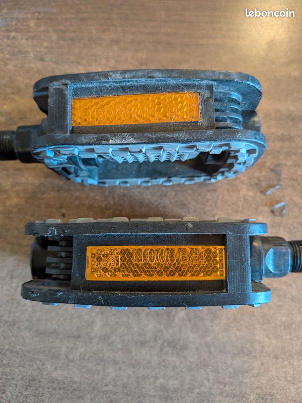 Paire Pédales Style Vtt Réflecteurs Vélo Réflecteur Amovible