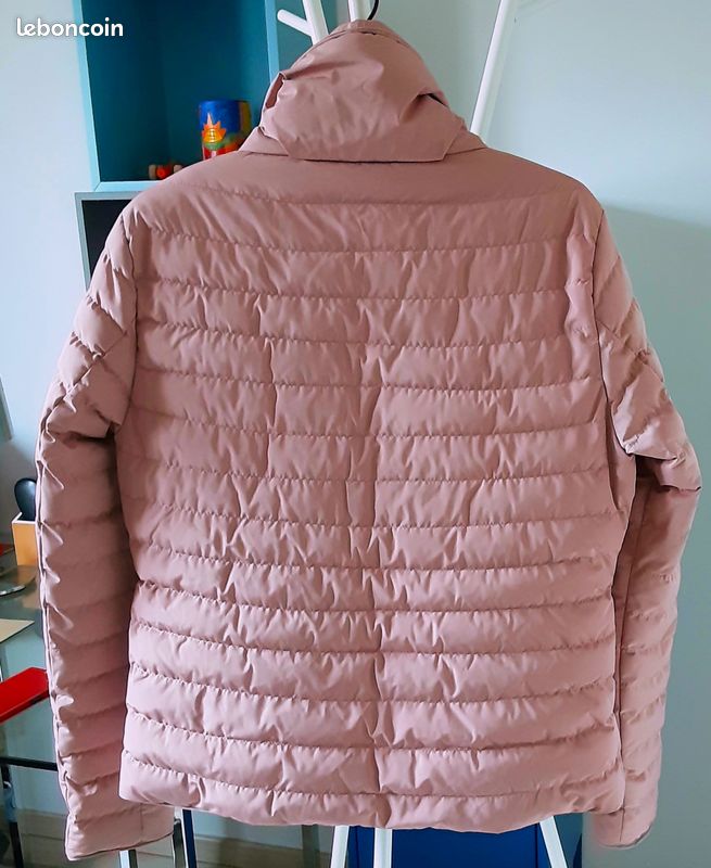 Doudoune Veste Matelassée Neuve Couleur Vieux Rose Taille L Marque