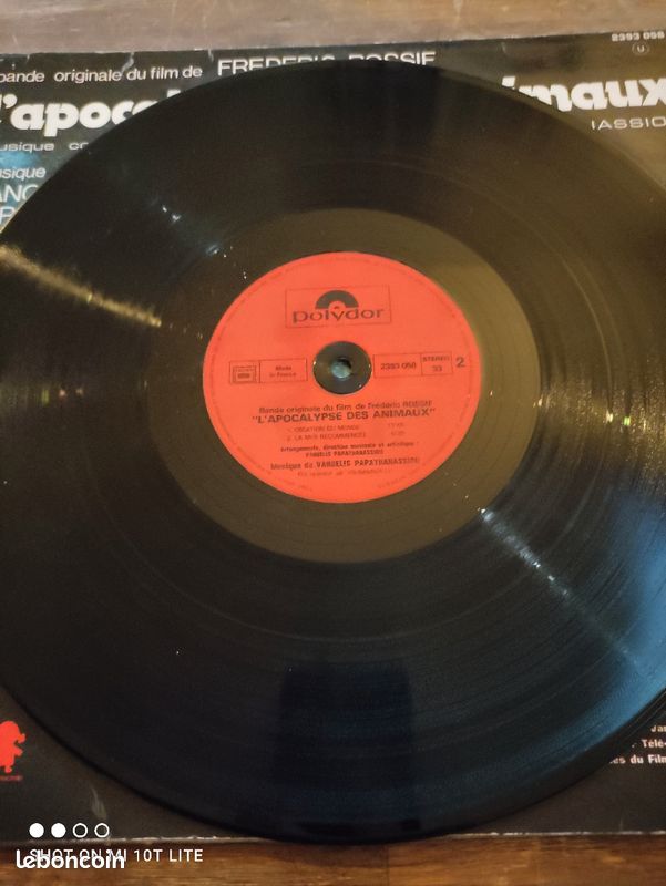 Album vinyl 33 3 Vangelis l'Apocalypse des animaux (image 5)