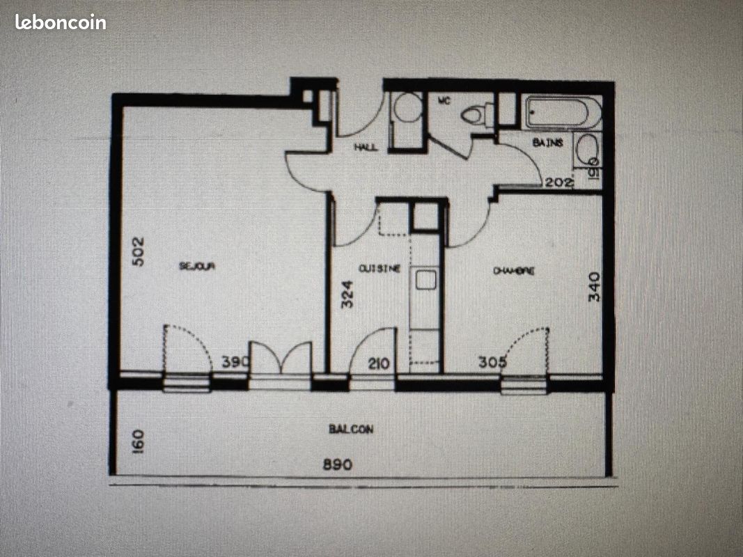 Appartement 2 pièces 46 m² (image 4)