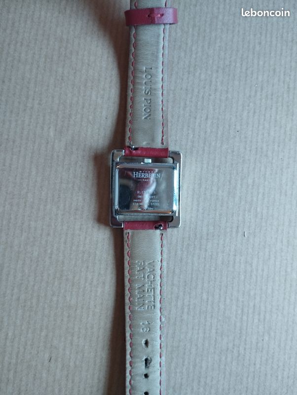 Montre Vintage Femme Michel Herbelin - Boîtier Rectangulaire Argent Massif 1960 | Mécanique Manuelle