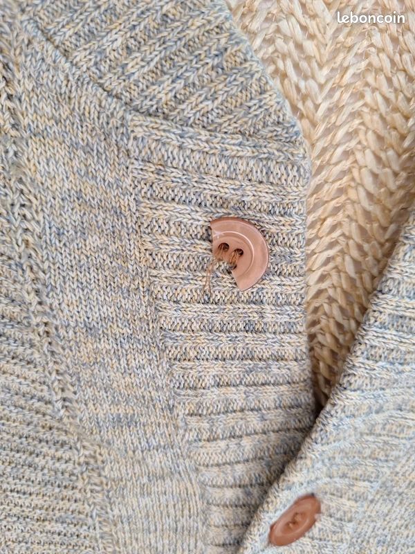 Gilet En Soie Beige Soie Pour Soi - Taille XL - Neuf Avec étiquette (prix D'origine 52,95 €)
