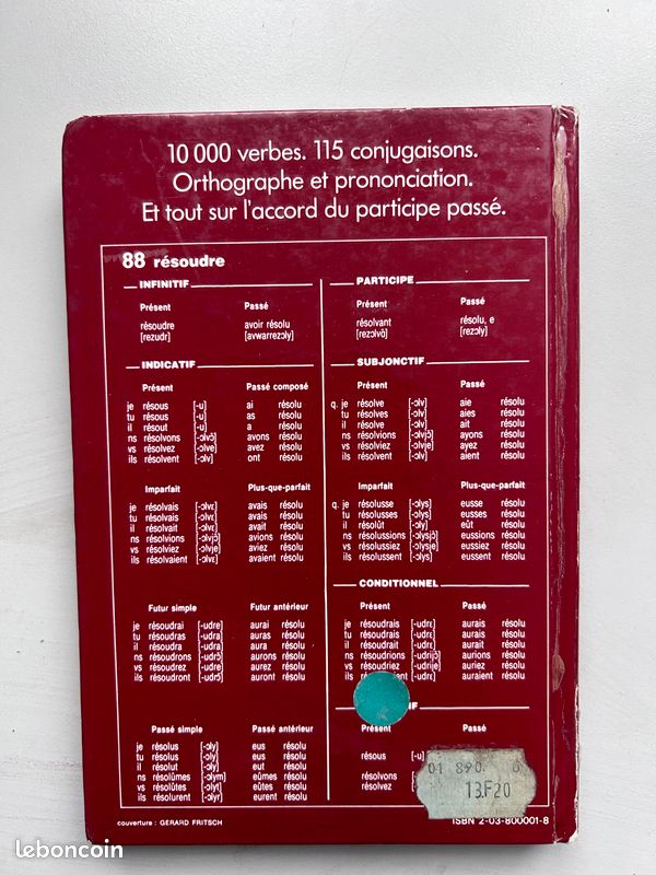 Lot de 2 Livres Larousse - Conjugaison et Grammaire Française (image 2)