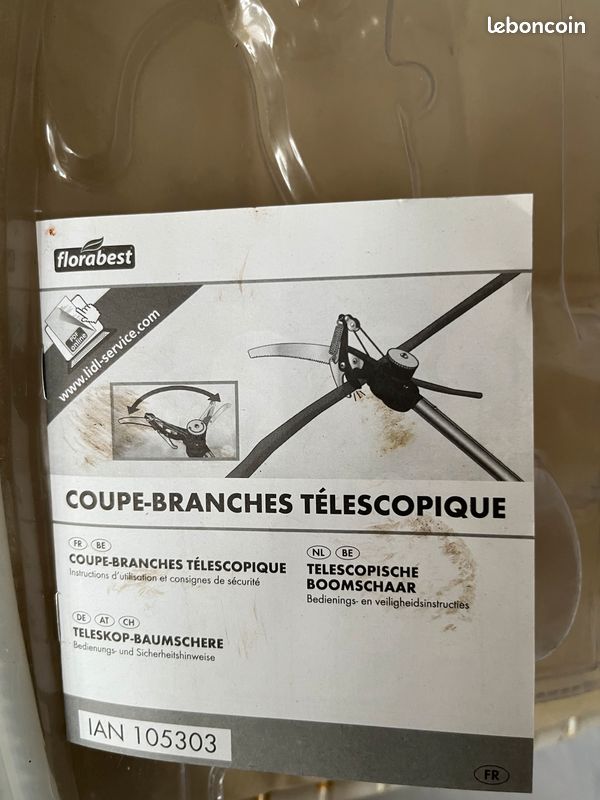 Lame coupe branche telescopique FLORABEST (image 1)