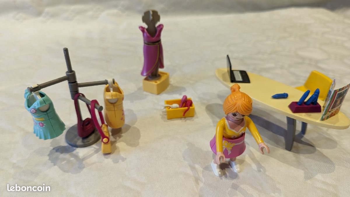 Lot de 2 jeux Playmobil styliste mode (image 2)