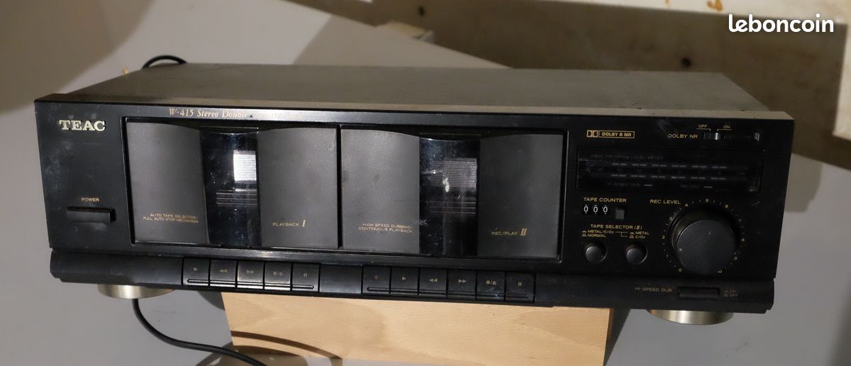 Lecteur de double cassettes TEAC (image 2)