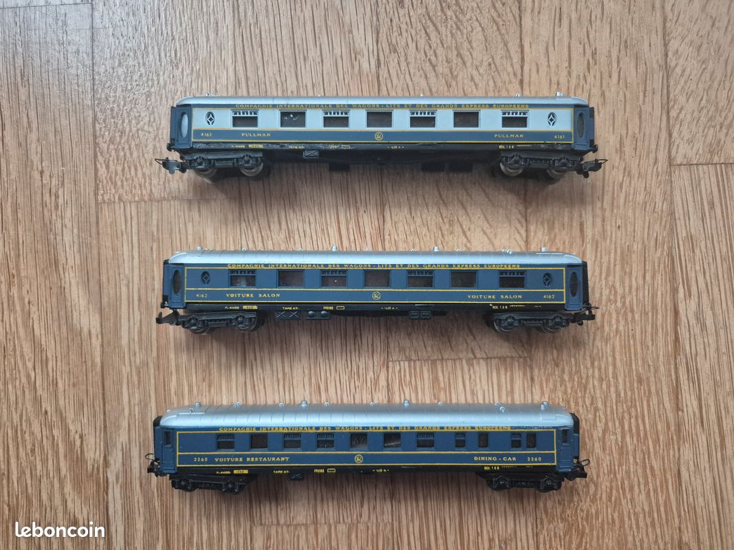 Lot 4 Wagons Voyageurs NS Lima HO – Réf 9303 – Échelle HO – Occasion