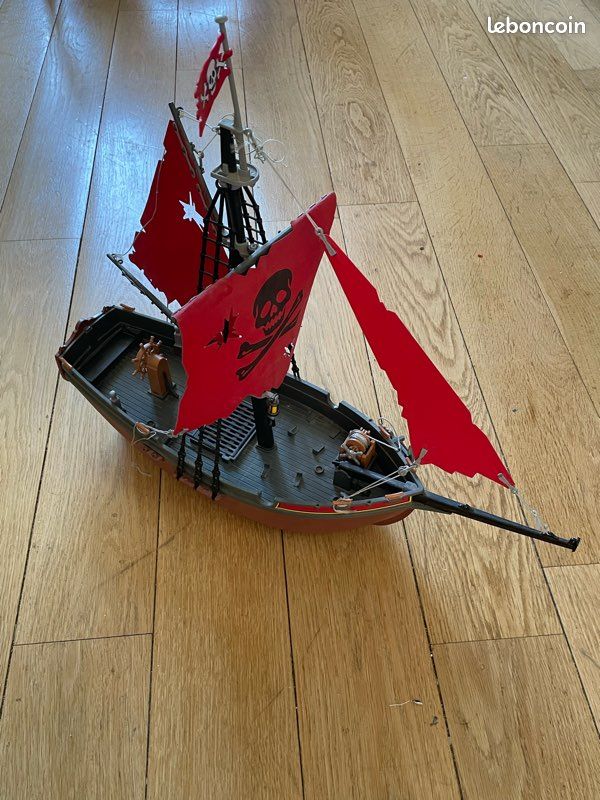Bateau pirate Playmobil vintage (image 5)