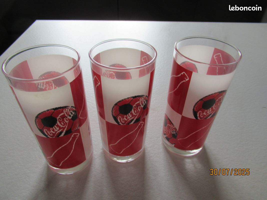 VERRE COLLECTOR MC Donald's - Coupe Du Monde 1998 / Dessailly Petit Wiltord EUR 29,00 - FR
