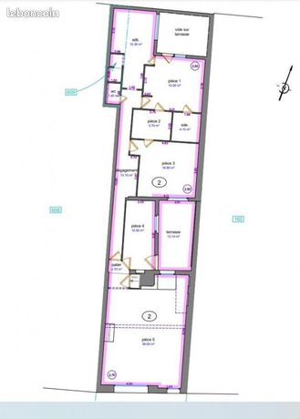 Appartement 4 pièces 125 m²