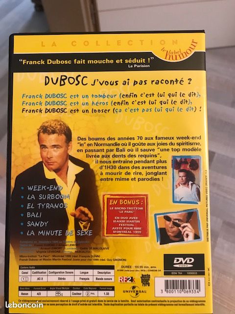 Lot DVD Frank Dubosc (image 2)
