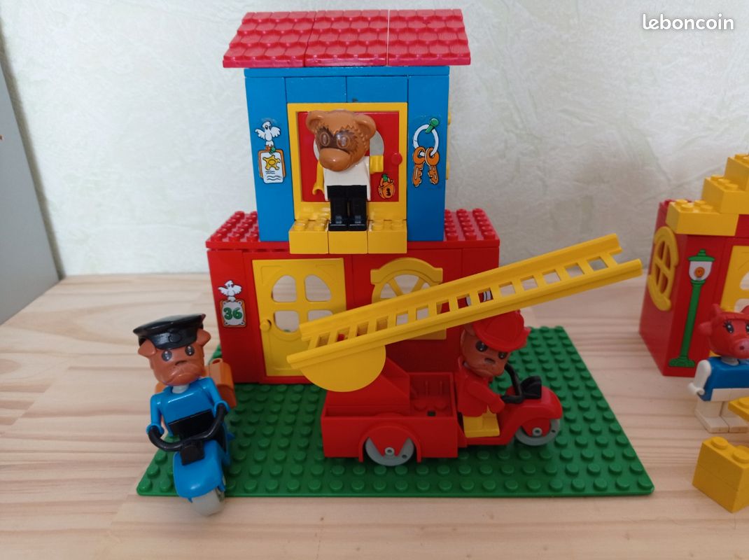 Sets Fabuland Fire Station Fabuland Set Fabuland 3665 Lego