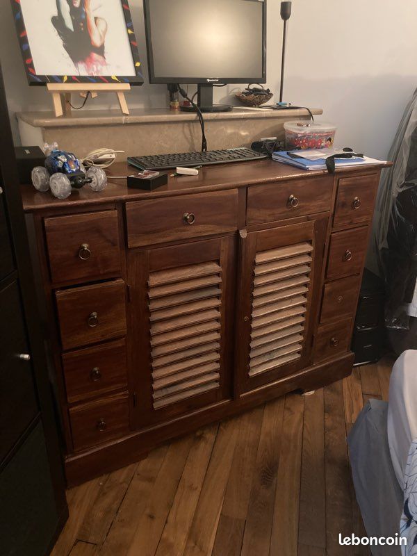 Meuble colonial console (image 1)