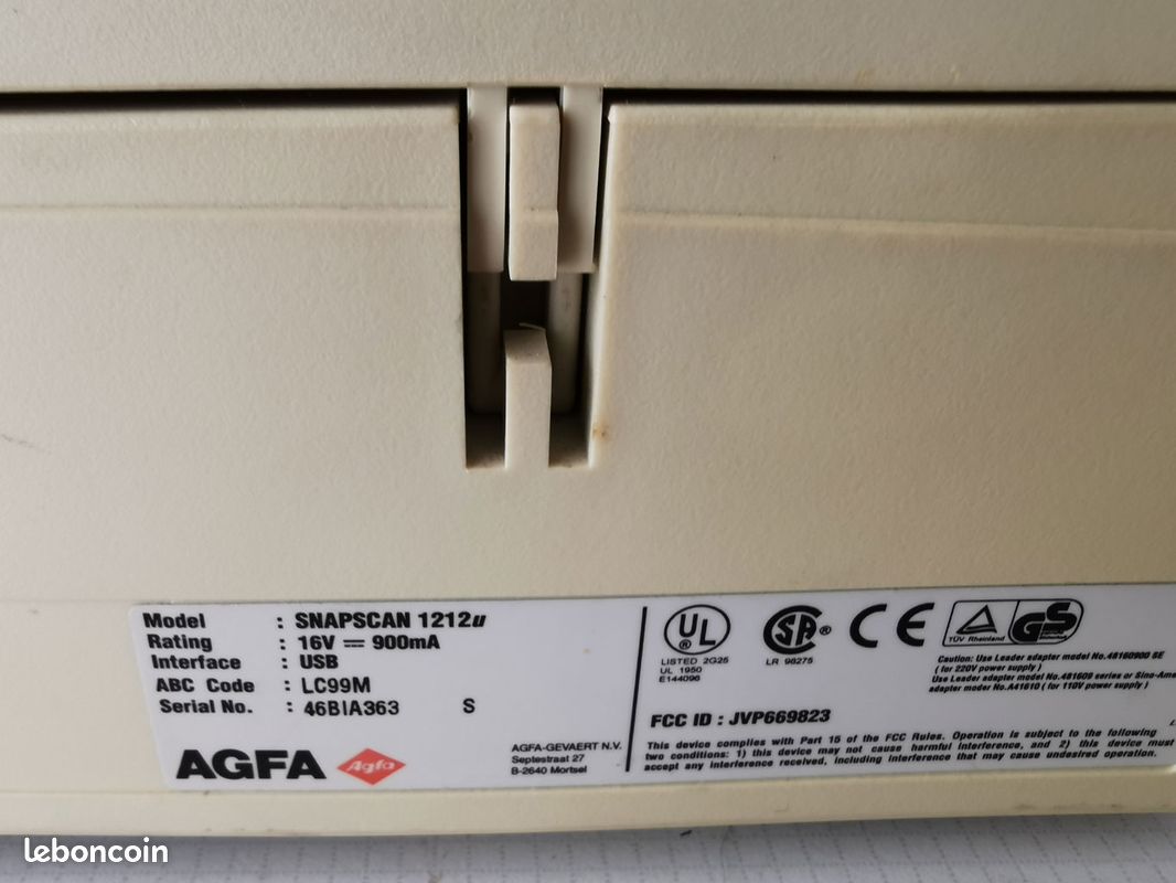 Scanner SnapScan Agfa 1212u (image 6)