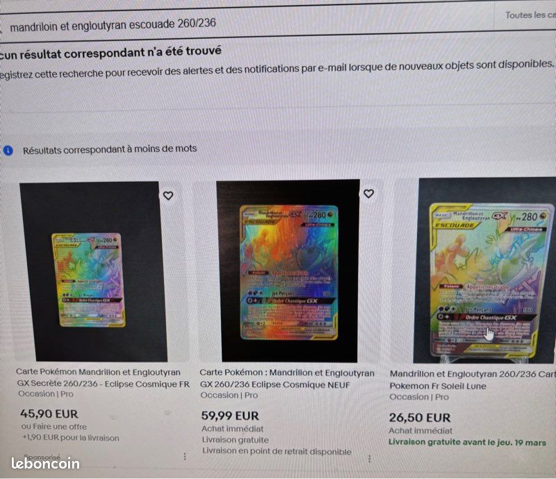 Carte rare POKÉMON (image 5)