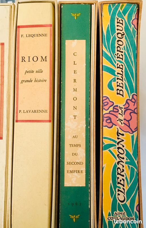 Livres anciens sur l'Auvergne, Clermont, Riom, le Bourbonnais (image 1)