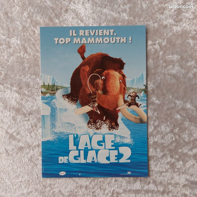 L'âge de glace 2 - Top mammouth Carte cinéma cpm (image 1)