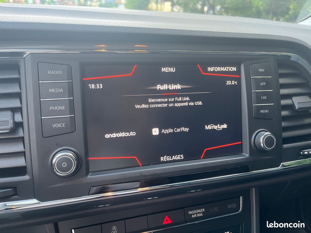 SEAT ATECA 1.5 TSI 150 ACT FR START-STOP CARPLAY RADAR DE RECUL VIRTUAL COCKPIT CLIMATISATIOn (image 7)
