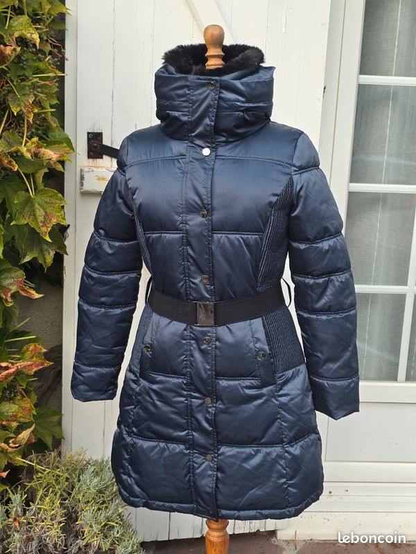 Manteaux Jacqueline Riu Doudoune Manteau Court Uni