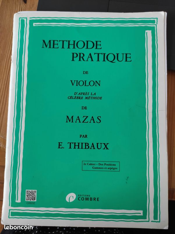 Méthode Pratique de Mazas par Thibaux (image 1)