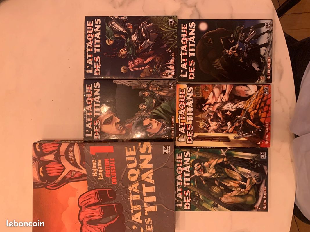 Manga L’Attaque des Titans 1-9 (image 1)