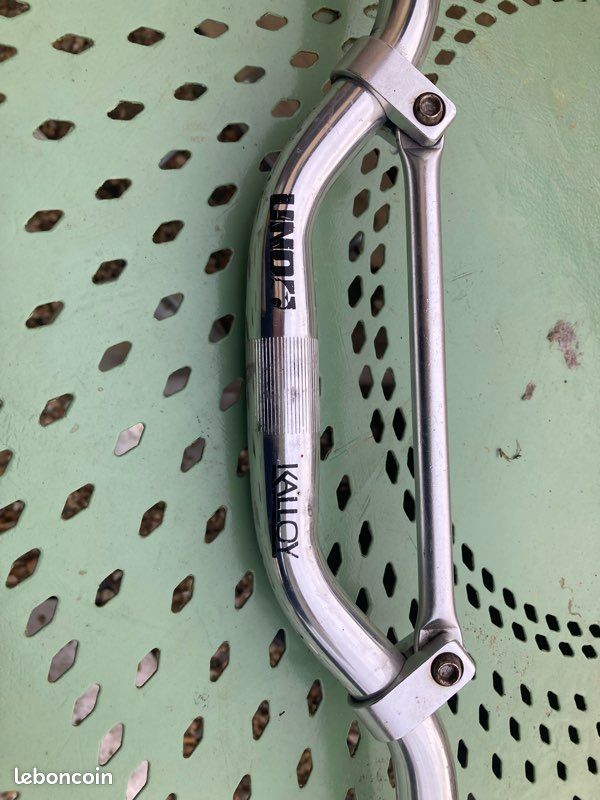 Guidon MTB 25.4 KALLOY Uno Anodisé Rose 143Gr Vintage Rétro