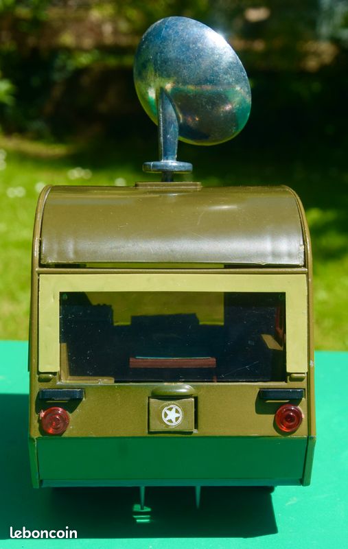 Miniature Caravane Barlux Roller Raphael 201 - 1/25 - Métal Et Plastique