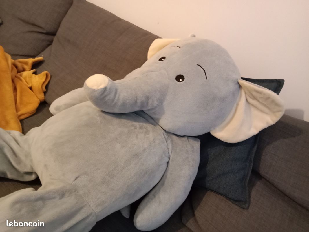 Grande peluche éléphant Jeux Jouets