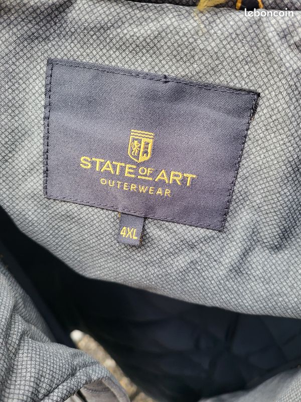 Veste Matelassée Légère AMARYLLIS - Gris Anthracite - Taille XL - Neuf Avec étiquettes