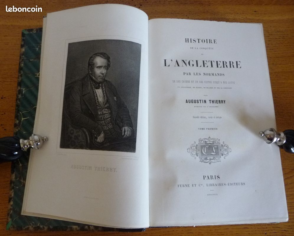 Histoire de la CONQUETE de l'ANGLETERRE par les NORMANDS + … (1859) Complet des 5 volumes (image 2)