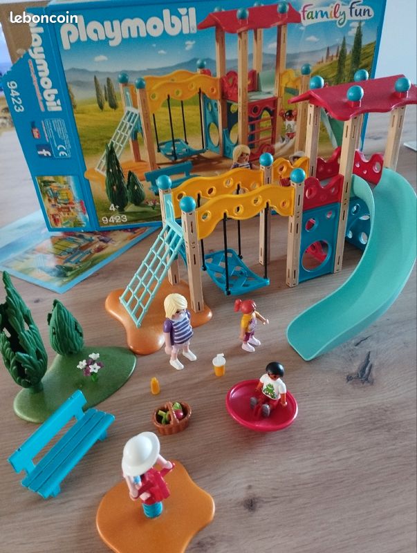 Play Mobil Playmobil Speeltuin (9423) Met Glijbaan Caravana Playmobil