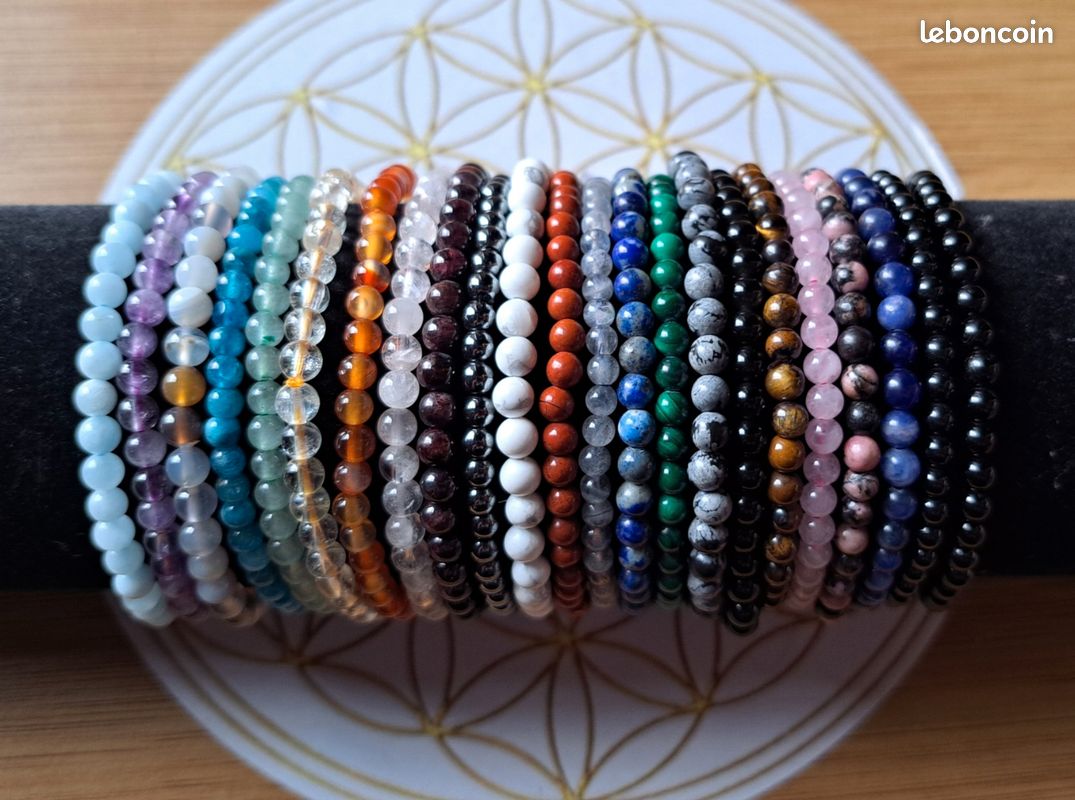 Bracelet pierre naturelle 4mm (image 1)