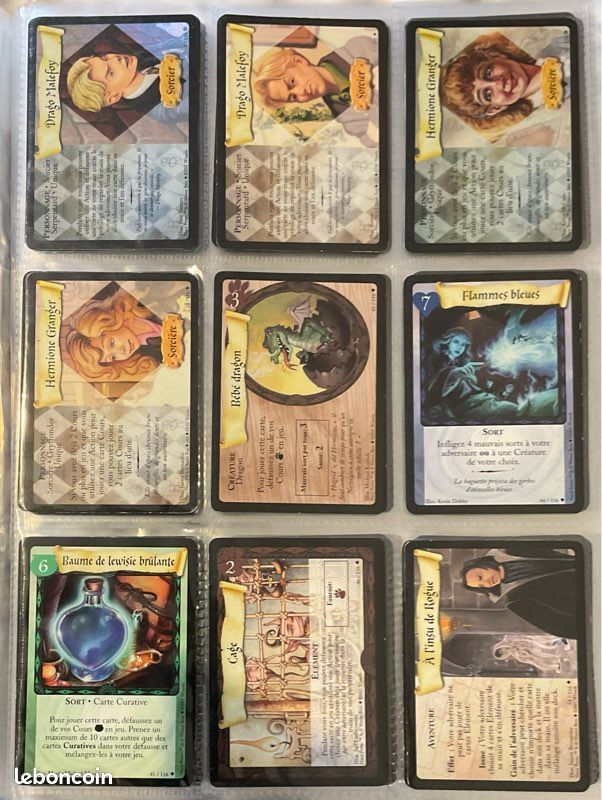buy Lot 3 cartes Promo Harry Potter TCG 2001 scéllées ANGLAIS