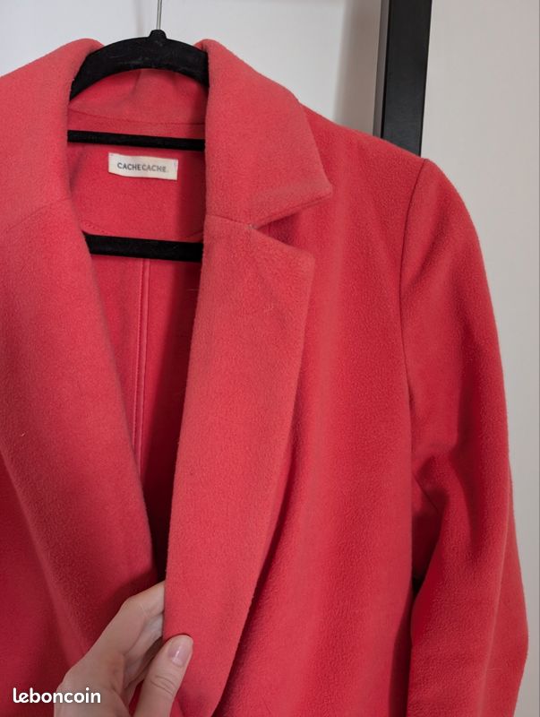 Trench rose fushia cache cache taille 34-36 Vêtements