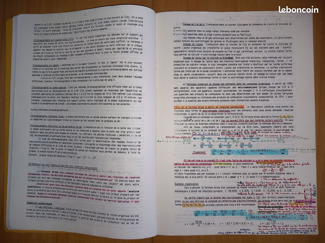 CNAM 1988 Chimie générale dans ses rapports avec l'industrie Cours A2 Chimie organique T1 (image 4)