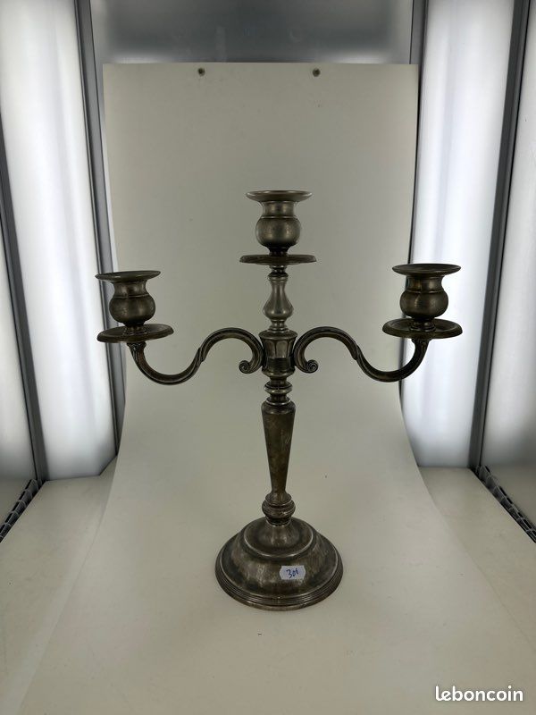 Ahlsen Bougeoirs Détenteur, Chandelier Vintage En Fer Forge Avec