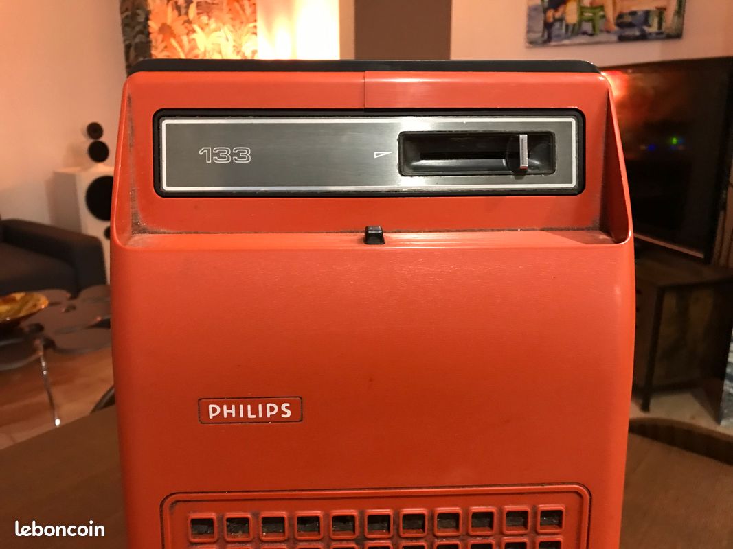 PLATINE RECORD SPACE AGE PHILIPS 133 - VINTAGE ORANGE - POUR PIECES | UK