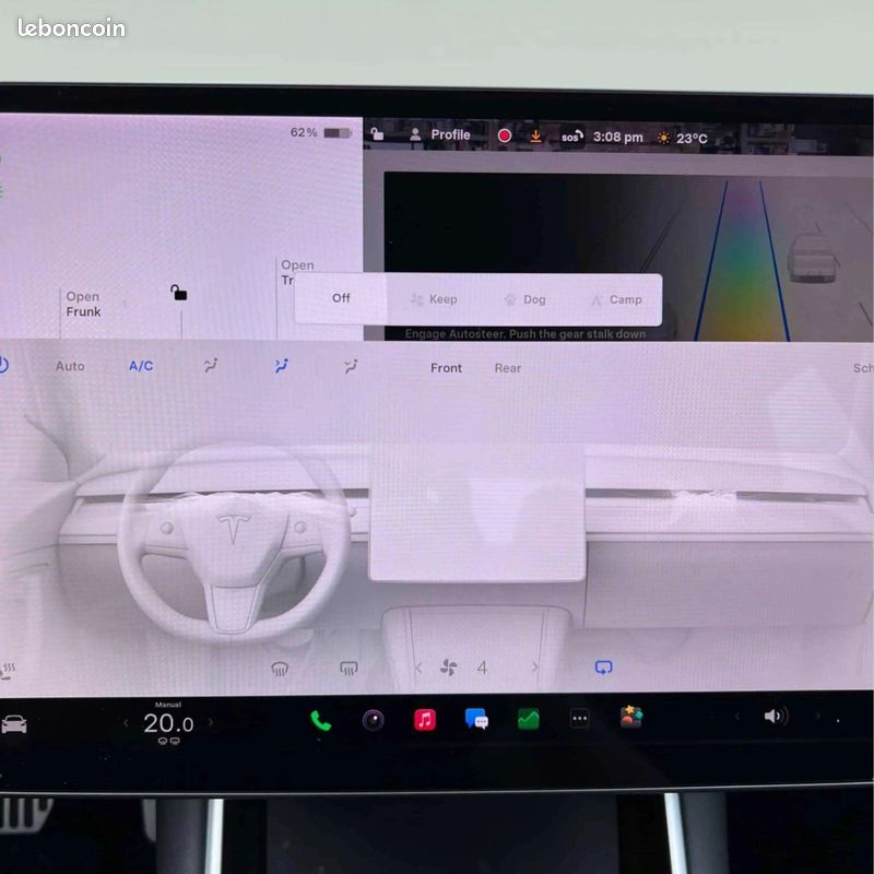 TESLA MODEL 3 Standard Range Plus * Pack MMX * Autopilot * Toit Panoramique * 325 ch (image 15)