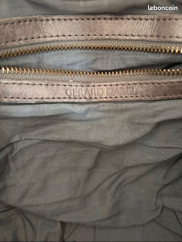 Sac Gérard Darel 24H gris (image 5)
