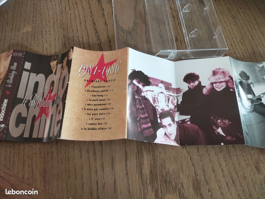 Cassette audio Indochine (image 3)